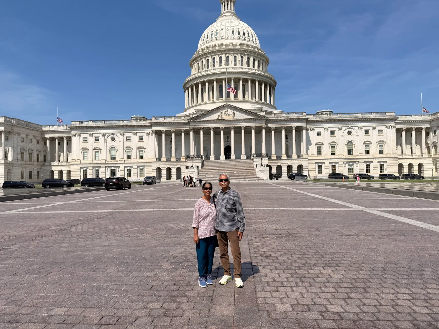 we walked around it twice